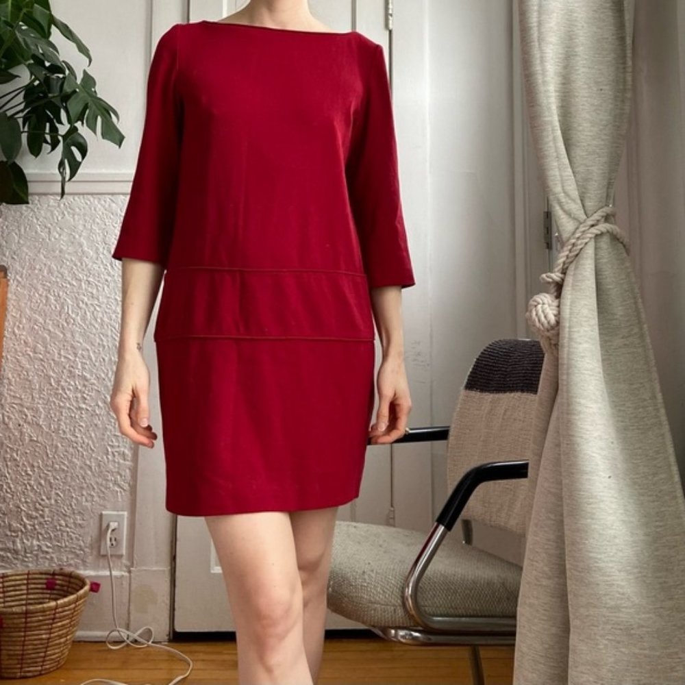 Ba&sh Alouette red 3/4 sleeves Dress